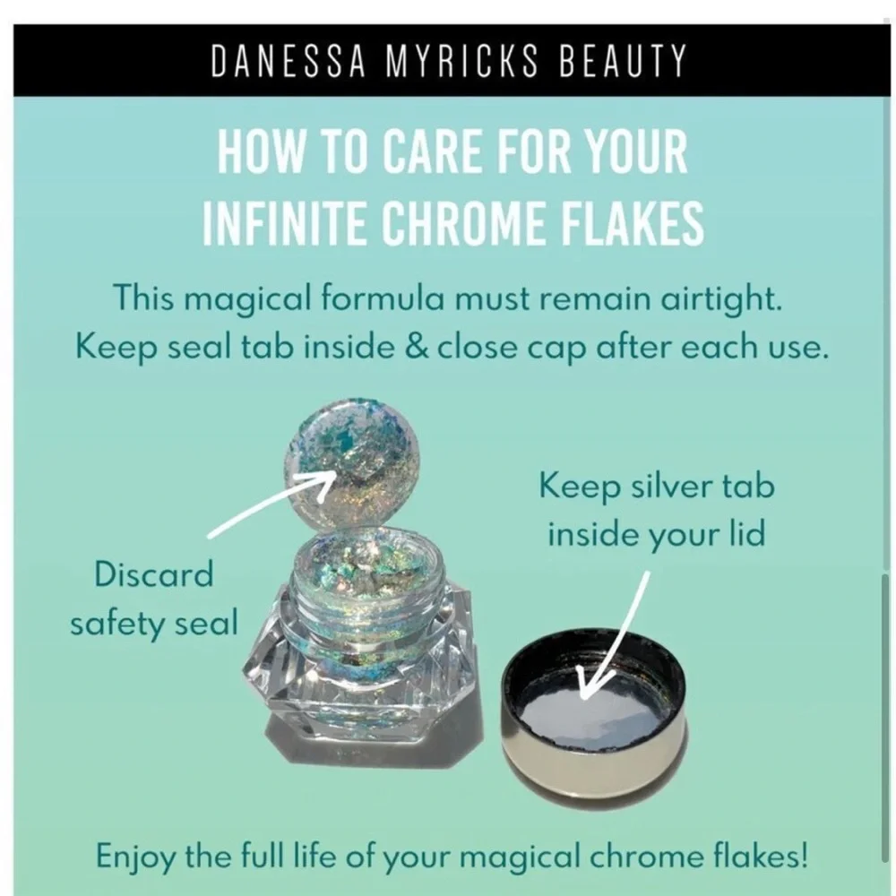DANESSA MYRICKS BEAUTY Infinite Chrome Flakes Gel For Eyes & Face In Kis…